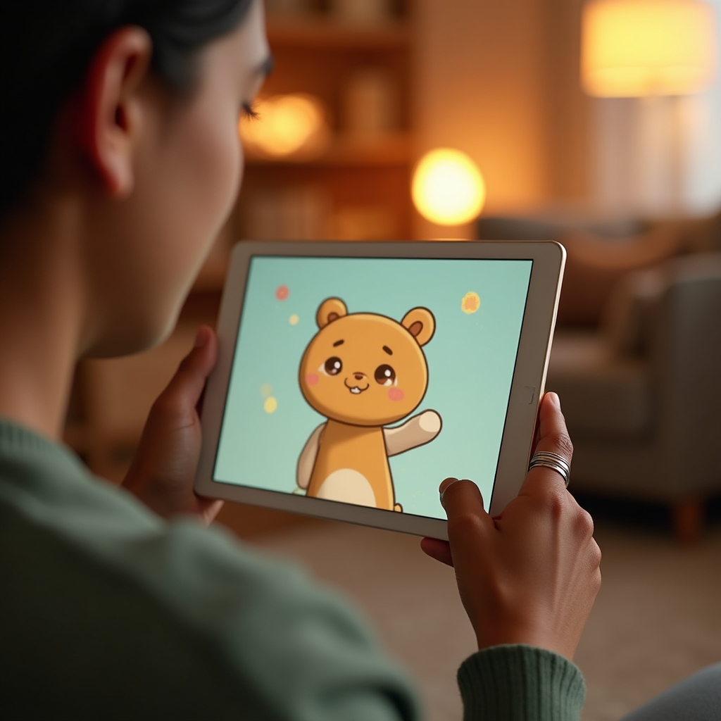 Ilustrație digitală de personaj stilizat realizată de un cursant începător
